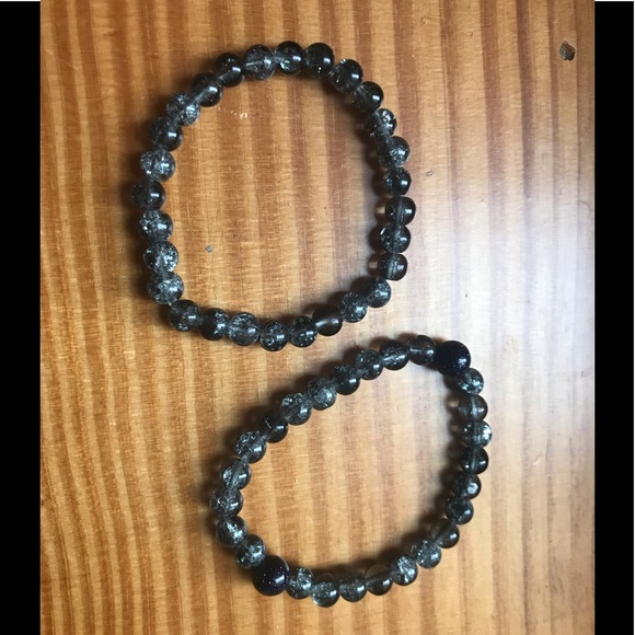 Glass marble bead bracelets - Picture 3 of 3